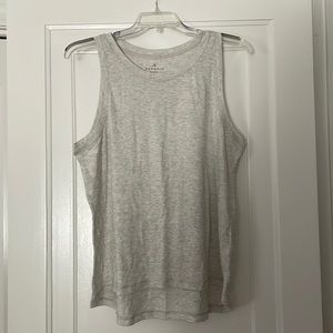 Danskin XL Muscle Tank NWT Oatmeal Heather Sleeveless Workout Top Athleisure